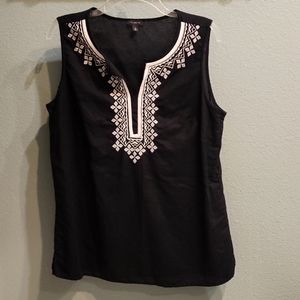 Talbots sleeveless tunic
